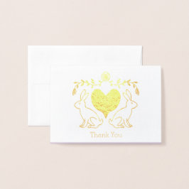 Folie Bunny & Heart Hartelijk dank Kaarten