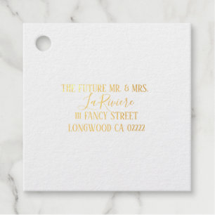 Folie CadeauLabel Bedankjes Labels