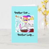 Folie carte d'anniversaire-Aqua (Fleur jaune)