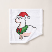 Folie de lama de vacances (Gant de toilette)