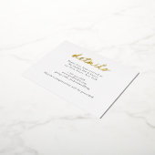 Folie Details Wedding Enclosure Kaart (Gedraaid)