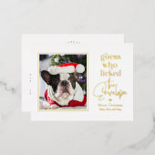 Folie feestdag Briefkaart kerstkaart (Voorkant / Achterkant)