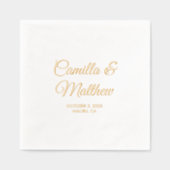 Folie gefrankeerde servetten (Voorkant)