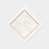 Folie gefrankeerde servetten (Rechts)