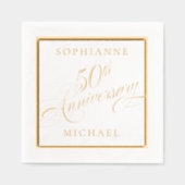 Folie gefrankeerde servetten (Voorkant)