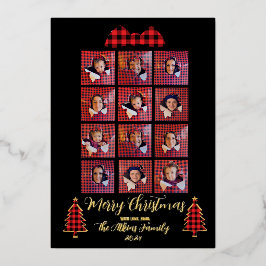 Folie Gepersonaliseerde Kerst Kaart Gift Box