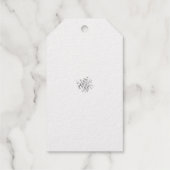 Folie geschenklabels – Elegante bruidscadeaus Cadeaulabels (Achterkant)