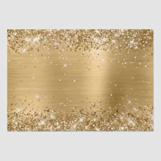 Folie Glittery Gold Ombre Tissuepapier (Voorkant)