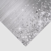 Folie Glittery Silver Ombre Tissuepapier (Detail)
