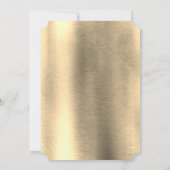Folie-Gold-Silver-Brass Bachelorette Party Kaart (Achterkant)