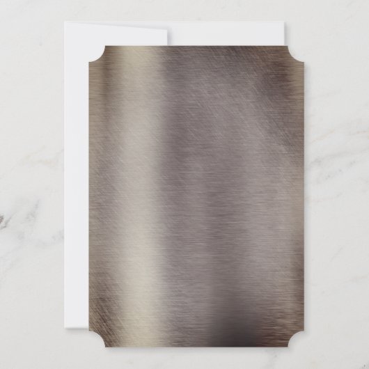 Folie-Gold-Silver-Brass Hartelijk dank Kaart (Achterkant)