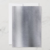 Folie-Gold-Silver-Brass-Wedding Uitnodiging (Achterkant)