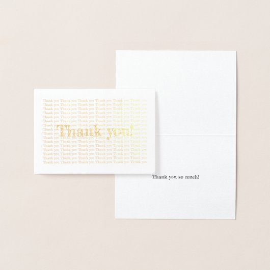 Folie Hartelijk dank Folie Kaarten (Display)