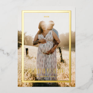 Folie het beste is nog niet het eenvoudige Lijst v Folie Feestdagenkaart