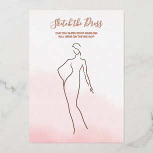 Folie kaartspel voor een vrijgezellenfeest. folie uitnodiging