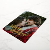 Folie Kerst Foto Kaart (Gedraaid)