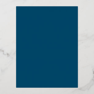 Folie kerstkaarten Luxe blauwe groeten Feestdagen Briefkaart