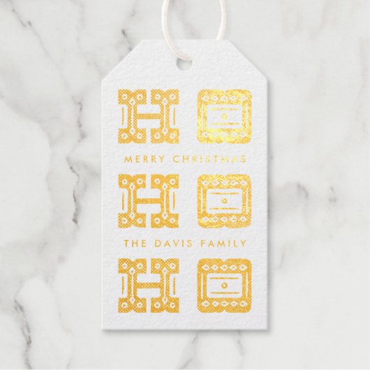 Folie Lijst kerstcadeLabel Cadeaulabels (Voorkant)