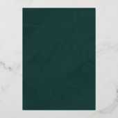 Folie  Lijst Opslaan Datum Kaart - Blauwgroen (Achterkant)