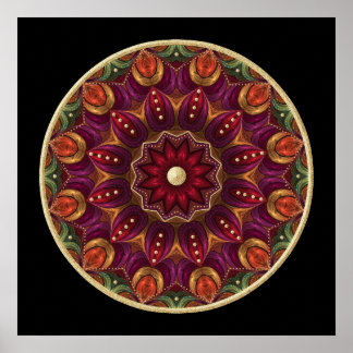 Folie Mandala Poster