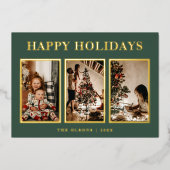 FOLIE Minimalistische Classic Feestdagen Green Thr (Voorkant)