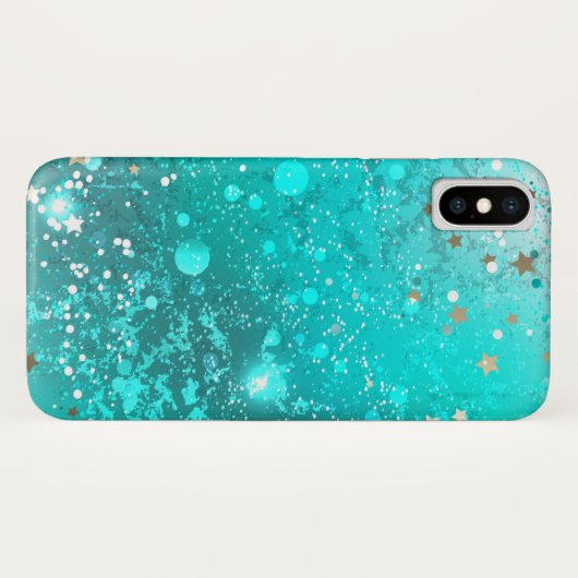 Folie Mint Turquoise Achtergrond Case-Mate iPhone Case (Achterkant (horizontaal))