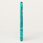 Folie Mint Turquoise Achtergrond Case-Mate iPhone Case (Achterkant/links)