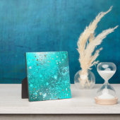 Folie Mint Turquoise Achtergrond Fotoplaat (Insitu)