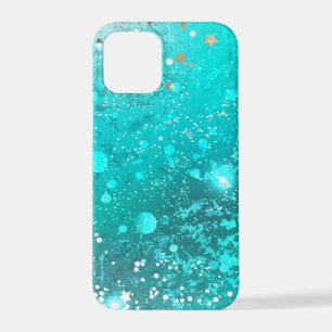 Folie Mint Turquoise Achtergrond iPhone 12 Pro Hoesje