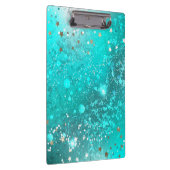 Folie Mint Turquoise Achtergrond Klembord (Rechts)