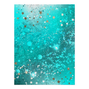 Folie Mint Turquoise Achtergrond Perfect Poster