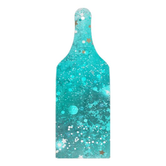 Folie Mint Turquoise Achtergrond Snijplank (Voorkant)