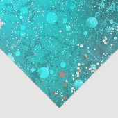 Folie Mint Turquoise Achtergrond Tissuepapier (Detail)