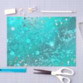 Folie Mint Turquoise Achtergrond Tissuepapier (Craft)