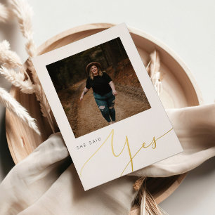 FOLIE Moderne minimalistische bridal Shower-uitnod Folie Uitnodiging