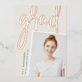 Folie perspectieven | Aankondiging foto-Afstuderen (Voorkant)