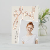 Folie perspectieven | Aankondiging foto-Afstuderen (Staand Voorkant)