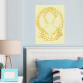 FOLIE PRINT POSTER KUNST EN DESIGN STIJLEN (Insitu (Slaapkamer))