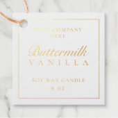 Folie Productlabel Minimale jar Branding Box Label (Voorkant)