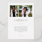 Folie RN Aankondiging van Afstuderen in naturserin (Achterkant)