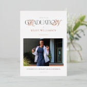 Folie RN Aankondiging van Afstuderen in naturserin (Staand Voorkant)