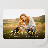 Folie script | Aankondiging foto-Afstuderen (Voorkant)