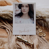 Folie Script Afstudeeruitnodiging Fotokaarten Folie Uitnodiging