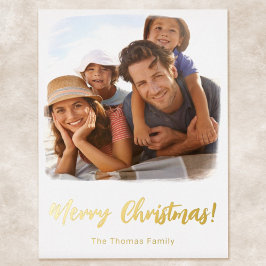 Folie Sjabloon voor kerstKaart Waterverf met