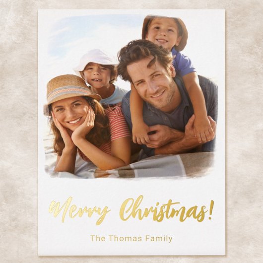 Folie Sjabloon voor kerstKaart Waterverf met 