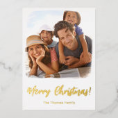 Folie Sjabloon voor kerstKaart Waterverf met  (Voorkant)