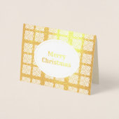 Folie Snowflake Patroon met kerst Kaarten (Voorkant)