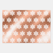 Folie Snowflakes kerst Inpakpapier Vel (Voorkant 2)