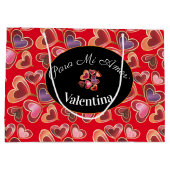  Folie Stack Double Heart Lollipops Groot Cadeauzakje (Achterkant)