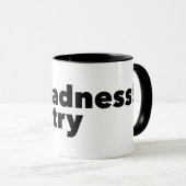 Folie ! Tasse de poésie (Devant droit)